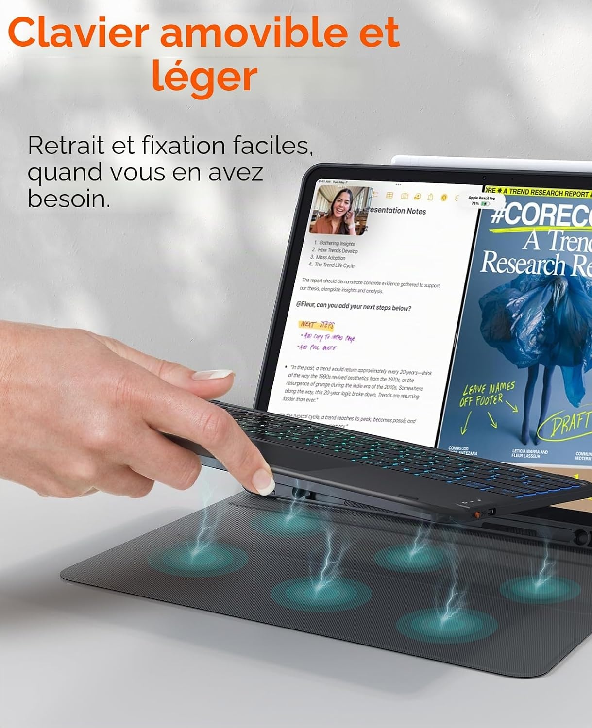 Étui clavier avec trackpad pour iPad Air 13" M2 (2024) - 57% de remise