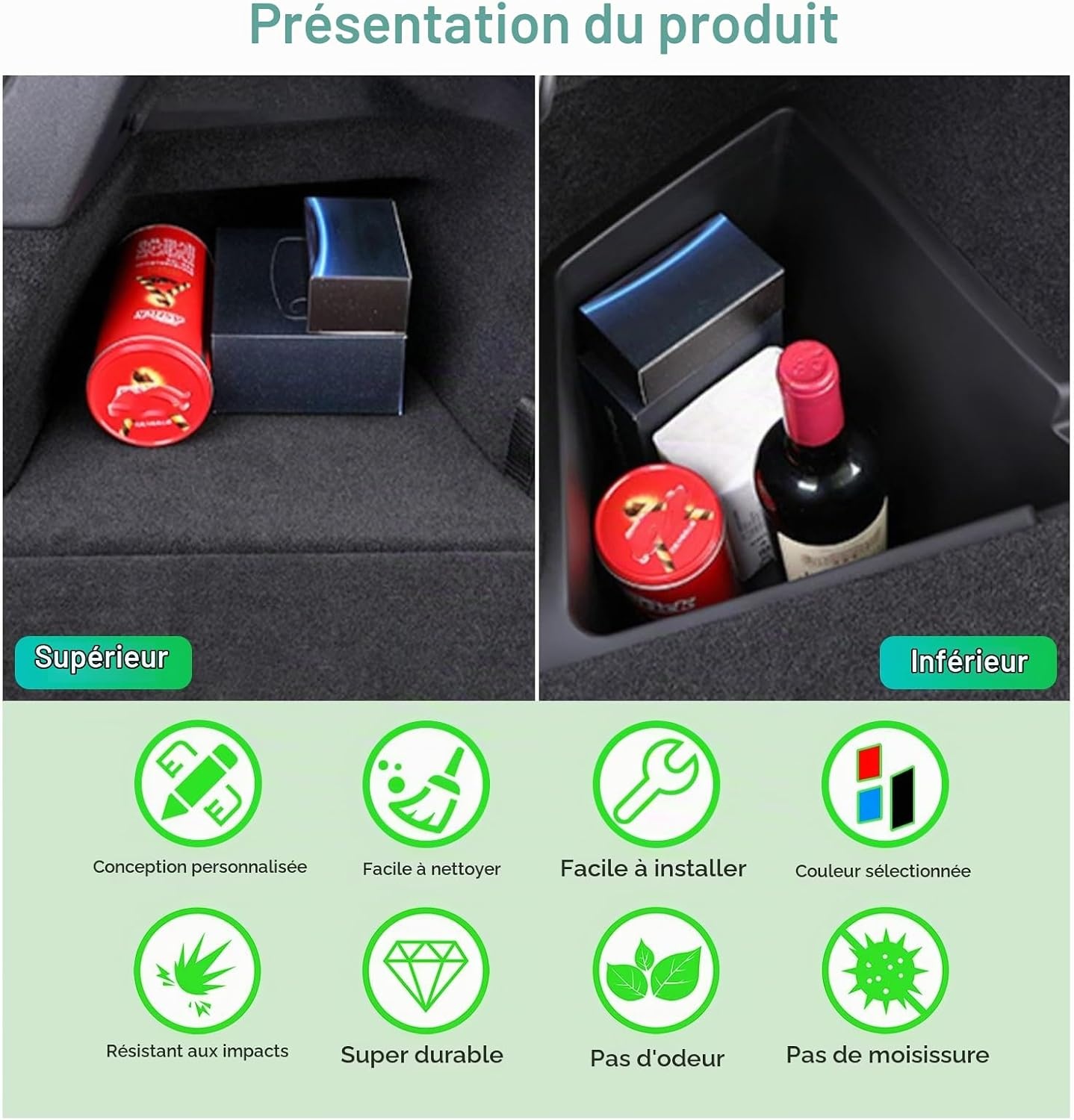 Gafat Organisateurs de coffre Tesla Model Y Juniper (2025-2028) - 64% de remise