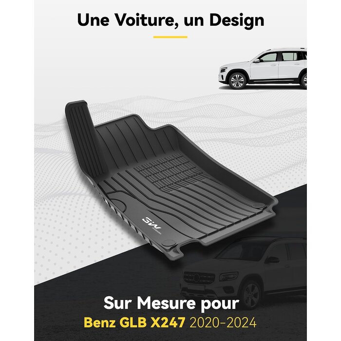 Tapis de sol pour Mercedes GLB X247 - 58% de remise