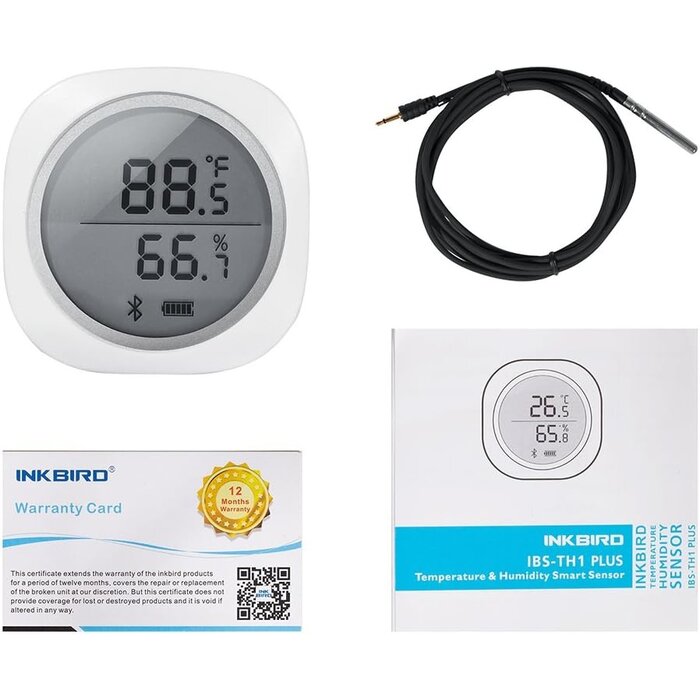 Thermomètre hygromètre Bluetooth avec écran LCD - 60% de remise