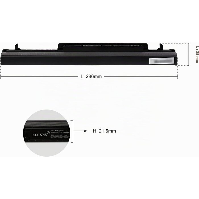 Batterie pour ordinateur portable ASUS série A46/K56 - 60% de remise