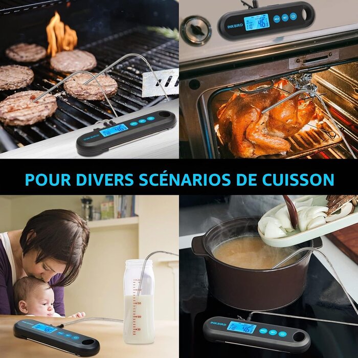 Thermomètre à viande Bluetooth 2 sondes - 60% de remise - Déballé / Bon état