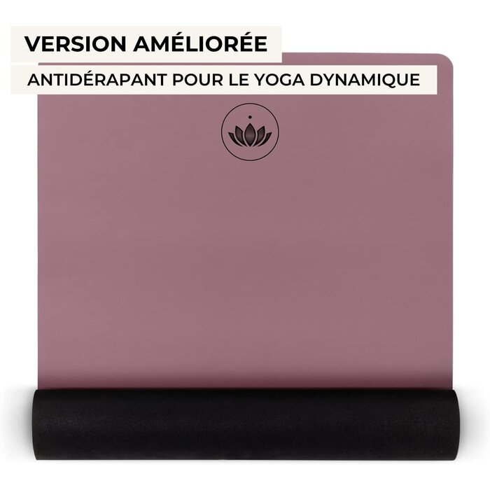 Tapis de yoga antidérapant Aubergine - Jusqu'à 51% de remise