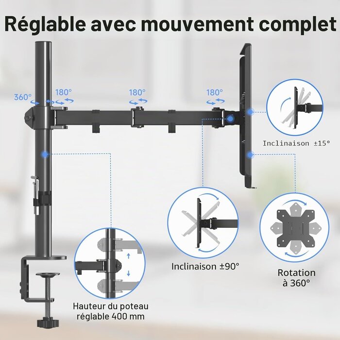 Support bureau 2-en-1 écran & PC portable - Jusqu'à -48% sur notre outlet
