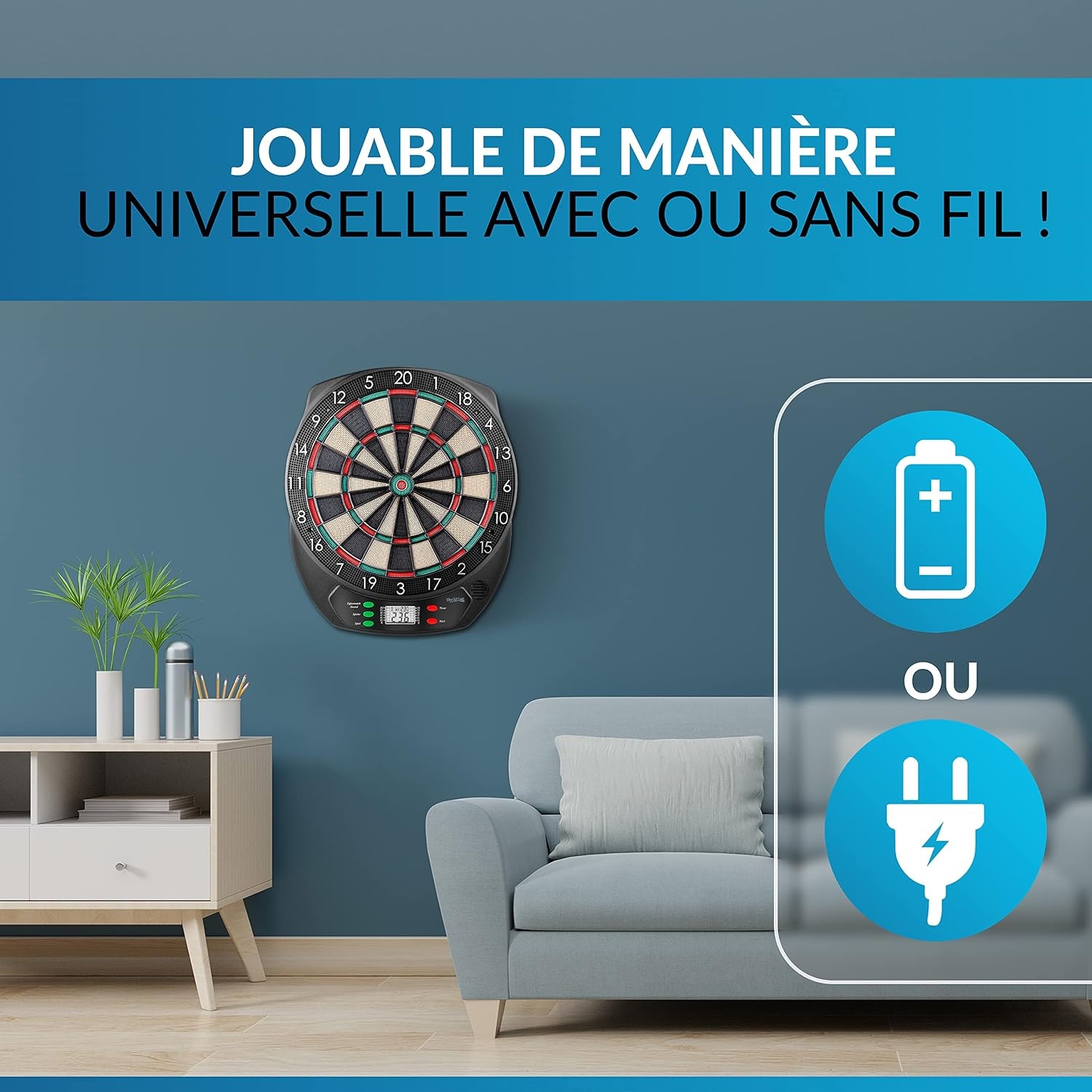 Cible de fléchettes électronique - Jusqu'à 47% de réduction sur l'outlet