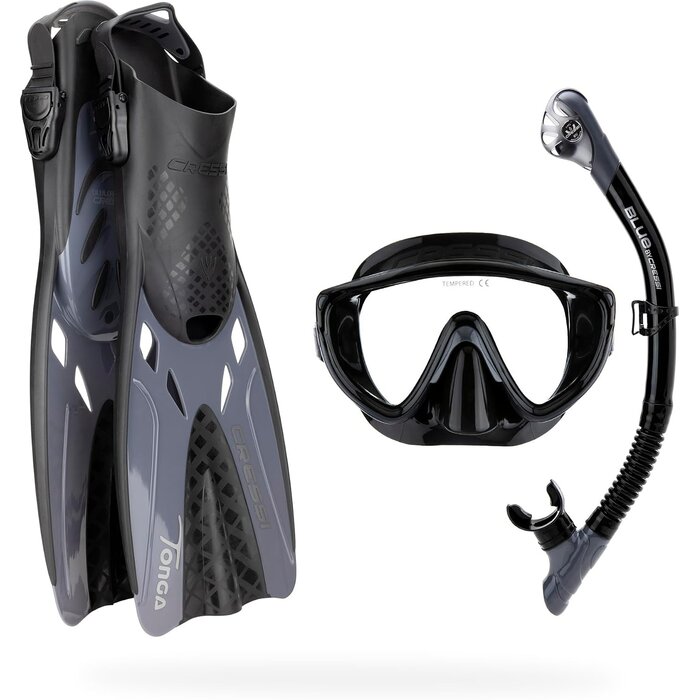 Cressi Kit Snorkeling Adulte complet - Jusqu'à -45% sur votre équipement de plongée