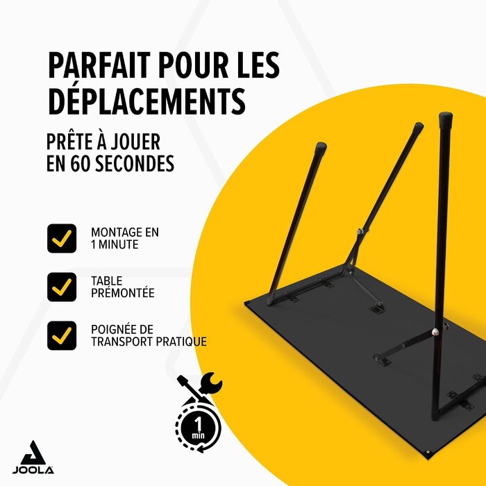 Mini table de ping-pong pliante 90x45cm - Jusqu'à -46% de remise