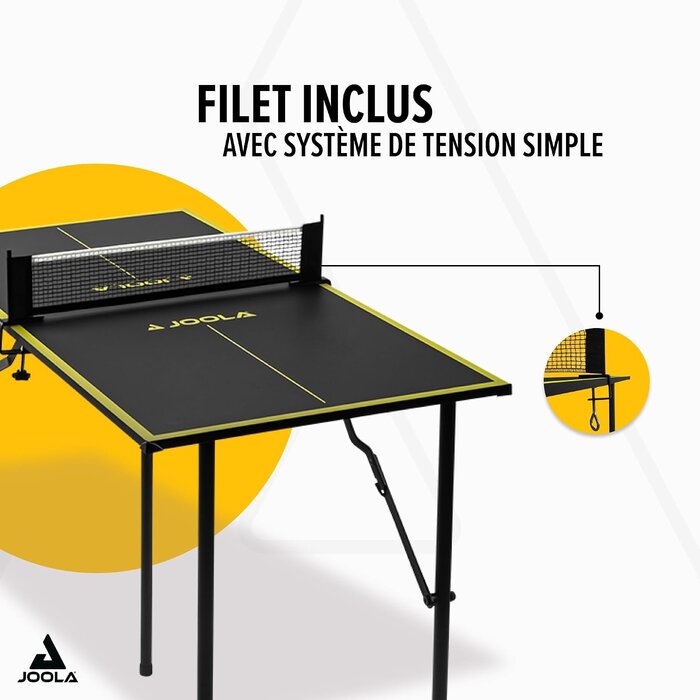 Mini table de ping-pong pliante 90x45cm - Jusqu'à -46% de remise