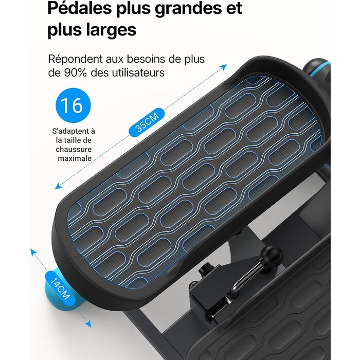 Mini Stepper 2-en-1 Fitness avec Bandes de Résistance - Jusqu'à -47%