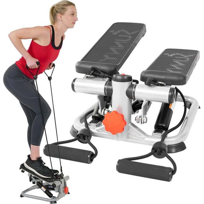 Mini Stepper Fitness avec Bandes de Résistance - Jusqu'à -46% sur l'Outlet