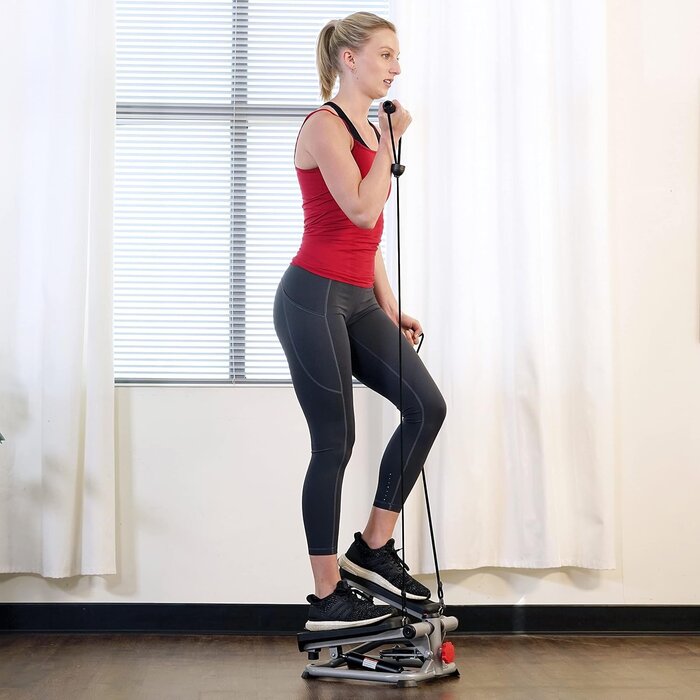 Mini Stepper Fitness avec Bandes de Résistance - Jusqu'à -46% sur l'Outlet