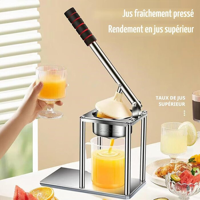 Presse-agrumes manuel en inox - Jusqu'à 43% de réduction