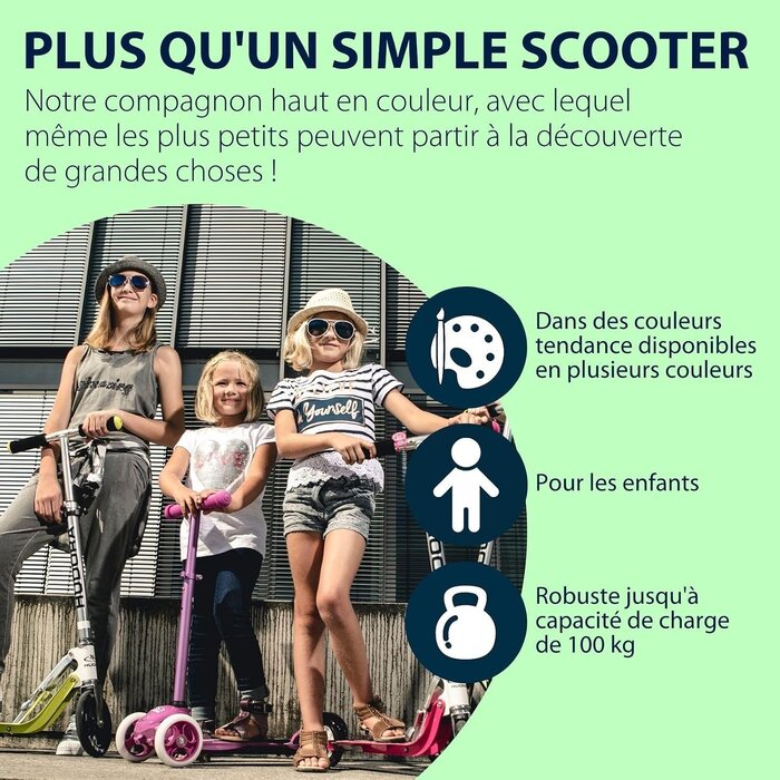 Hudora Trottinette pliable réglable - Jusqu'à -46% sur vos déplacements