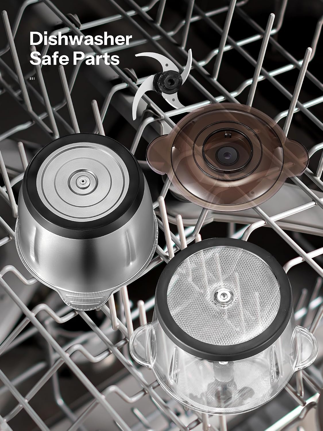 Mini hachoir électrique 500W - 2 bols (3L) - Jusqu'à -45%