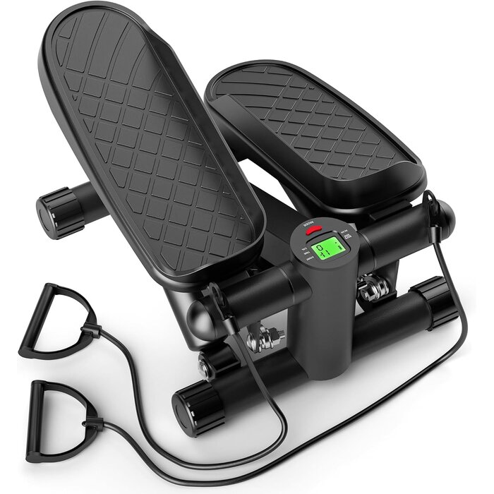 Ultrasport Mini Stepper Fitness 2-en-1 avec Bandes - Jusqu'à -45% sur l'Outlet