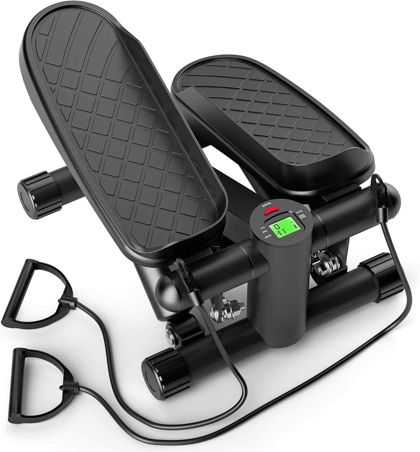 Ultrasport Mini Stepper Fitness 2-en-1 avec Bandes - Jusqu'à -45% sur l'Outlet