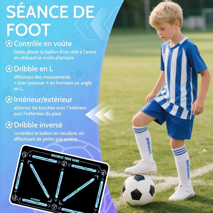 Tapis d'entraînement de football avec entraîneur de frappe - Jusqu'à -44%