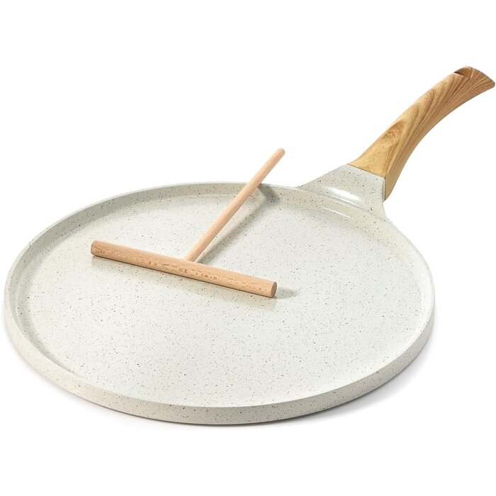 Poêle à crêpes 26 cm antiadhésive - Tous feux induction - Jusqu'à -42%