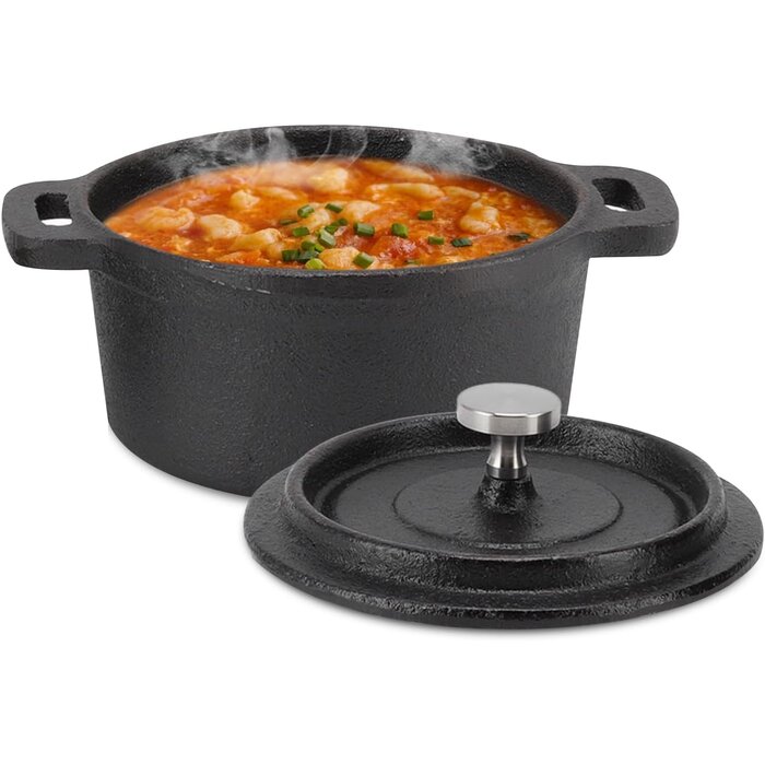 Cocotte en fonte ronde 20 cm - Tous feux - Jusqu'à -46%
