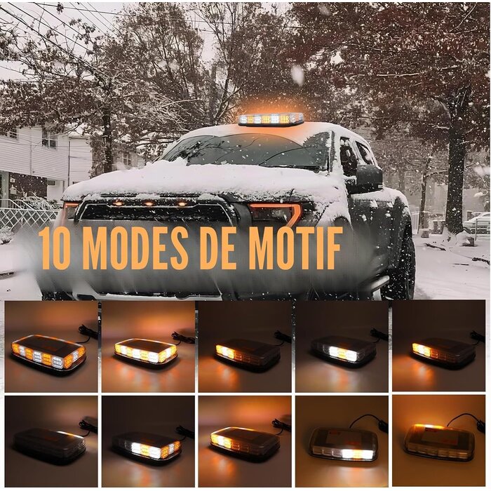 Rampe LED Stroboscopique 54W 12V/24V - Jusqu'à -42% sur votre signalisation