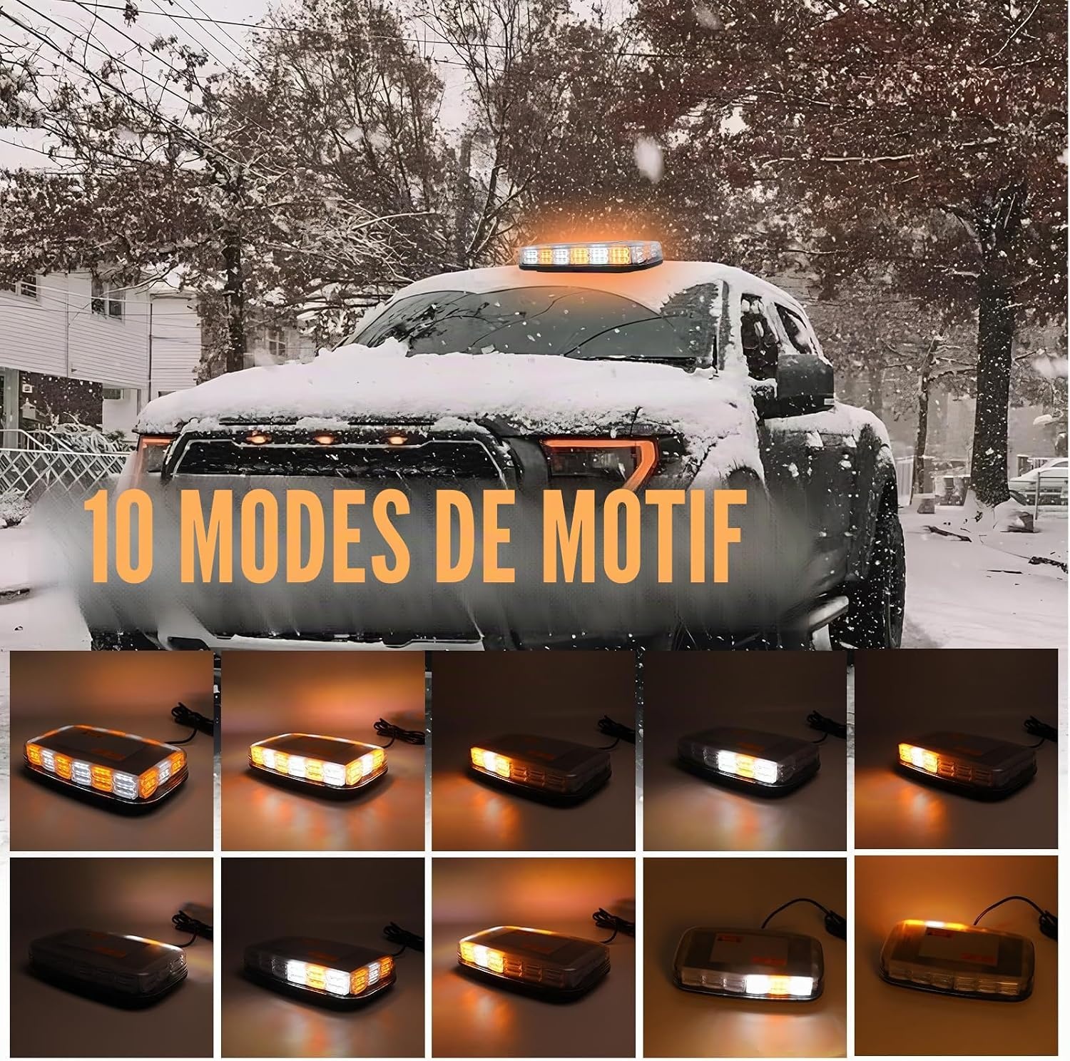 Rampe LED Stroboscopique 54W 12V/24V - Jusqu'à -42% sur votre signalisation