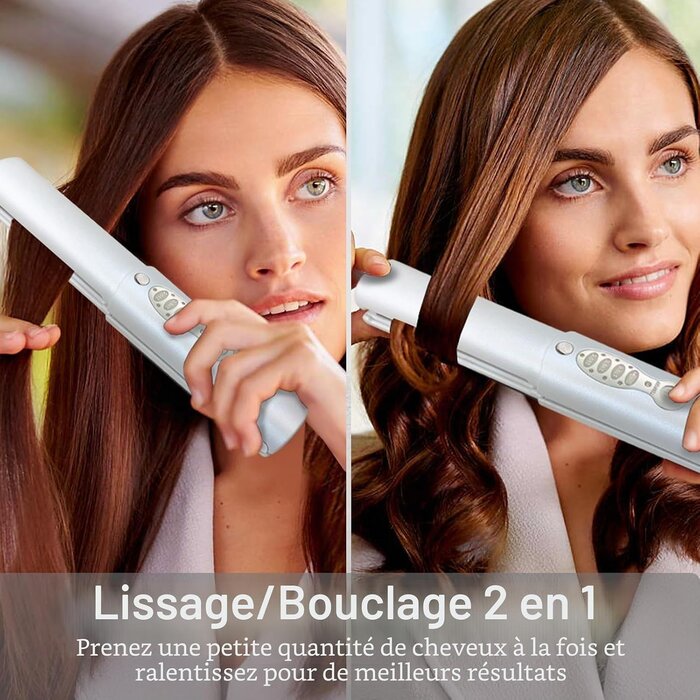 Mini lisseur sans fil 2-en-1 - Jusqu'à 40% de réduction - Format voyage