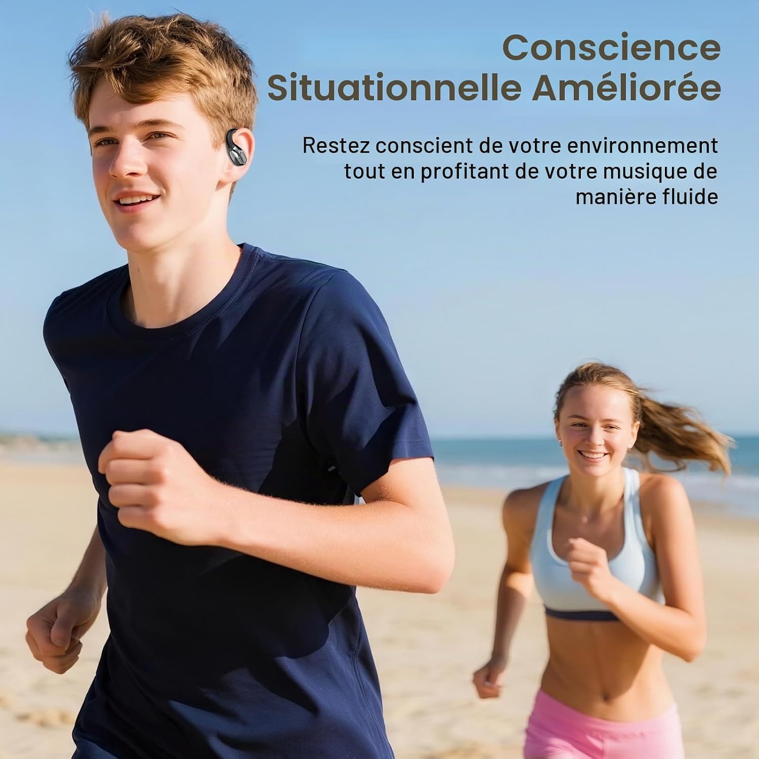 Casque Sport Conduction Osseuse - Jusqu'à -43% sur le modèle déballé
