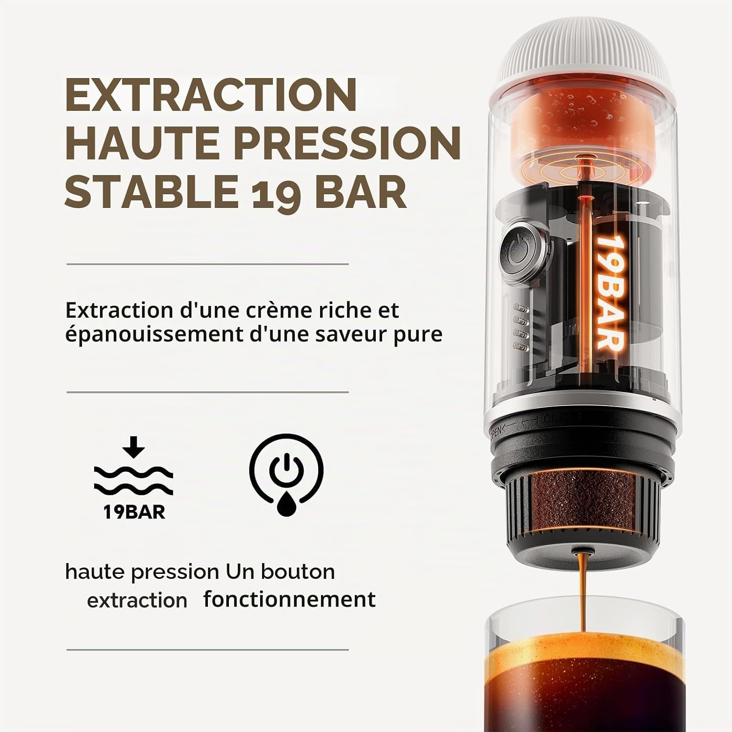 Machine à expresso portable 2-en-1 - Jusqu'à -42% sur votre café nomade