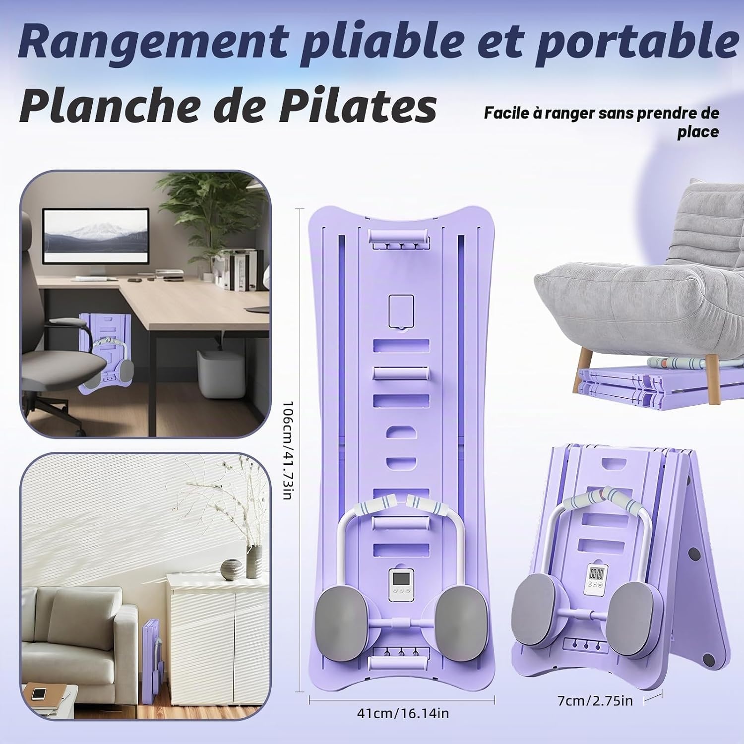Reformer Pilates Pliable Multifonction - Jusqu'à 41% de remise