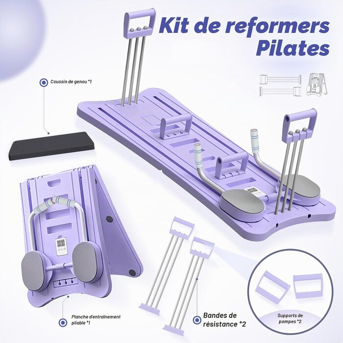 Reformer Pilates Pliable Multifonction - Jusqu'à 41% de remise