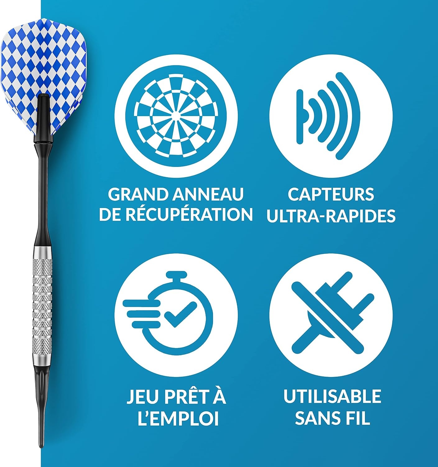 Cible de fléchettes électronique - Jusqu'à 45% de remise