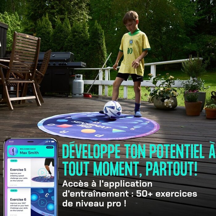 Tapis d'entraînement de football 360° - Jusqu'à -42% de remise