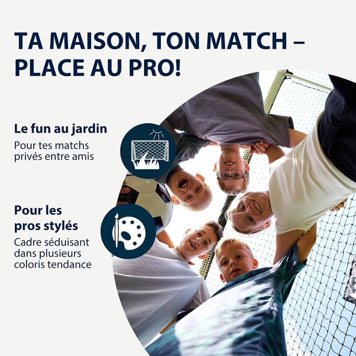 Hudora But de football robuste acier - Jusqu'à -47% sur votre équipement de sport