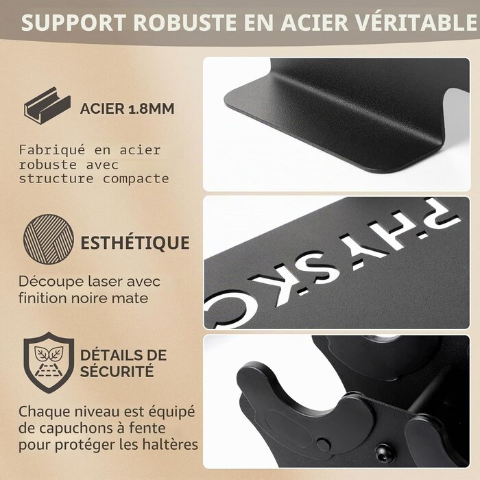 Kit d'haltères néoprène 18kg avec support - Jusqu'à -46% de réduction