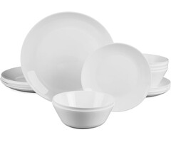 Service de table 18 pièces pour 6 personnes - Blanc - Jusqu'à -50%