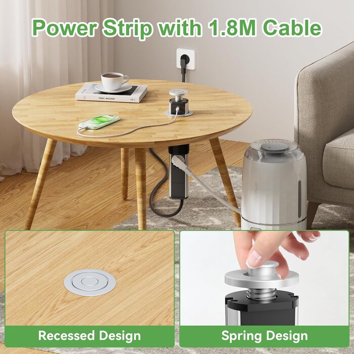 Multiprise encastrable 3 prises + USB - Jusqu'à -45% sur l'outlet