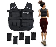 Gilet lesté fitness 20 kg ajustable - Jusqu'à 46% de réduction