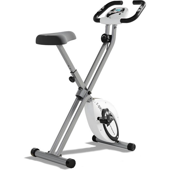Ultrasport Vélo d'appartement pliable - 8 niveaux de résistance - Jusqu'à -47%