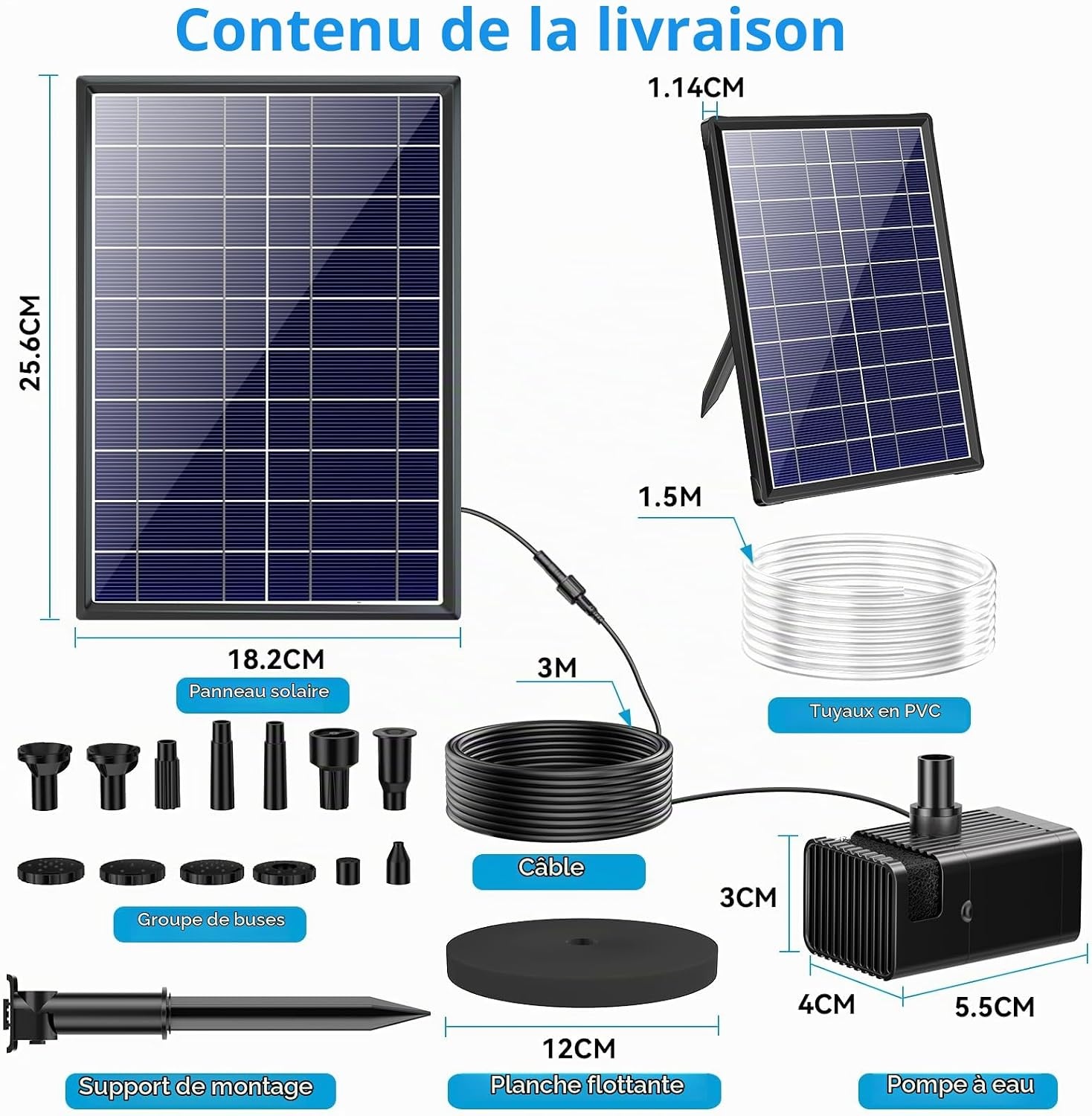 Amazon Fontaine Solaire 8W avec Batterie : Jusqu'à -29% sur votre oasis de jardin