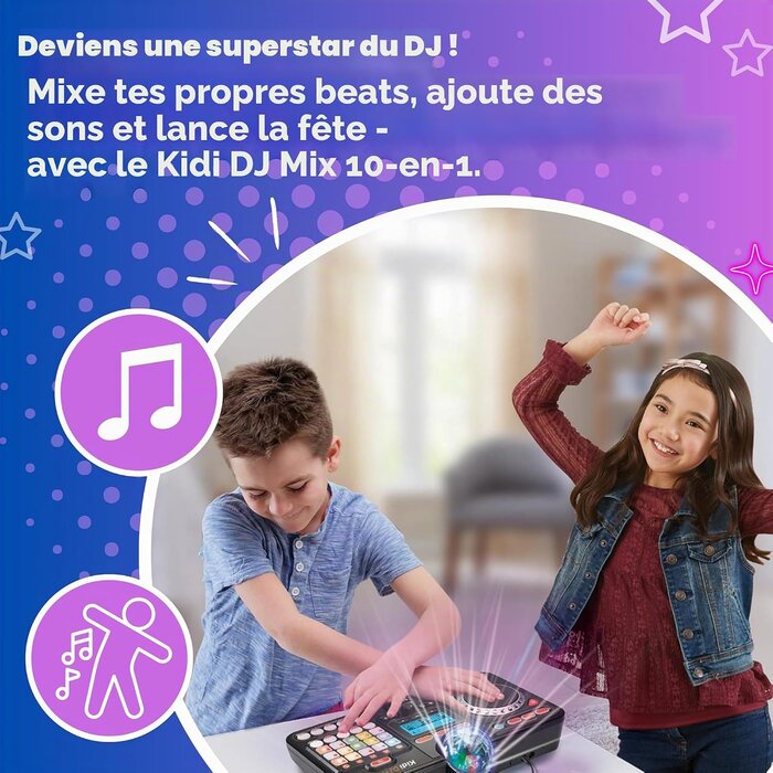 Vtech Table de mixage DJ pour enfants - 10-en-1 - Jusqu'à -42% de remise