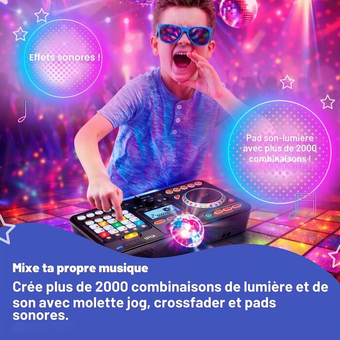 Vtech Table de mixage DJ pour enfants - 10-en-1 - Jusqu'à -42% de remise