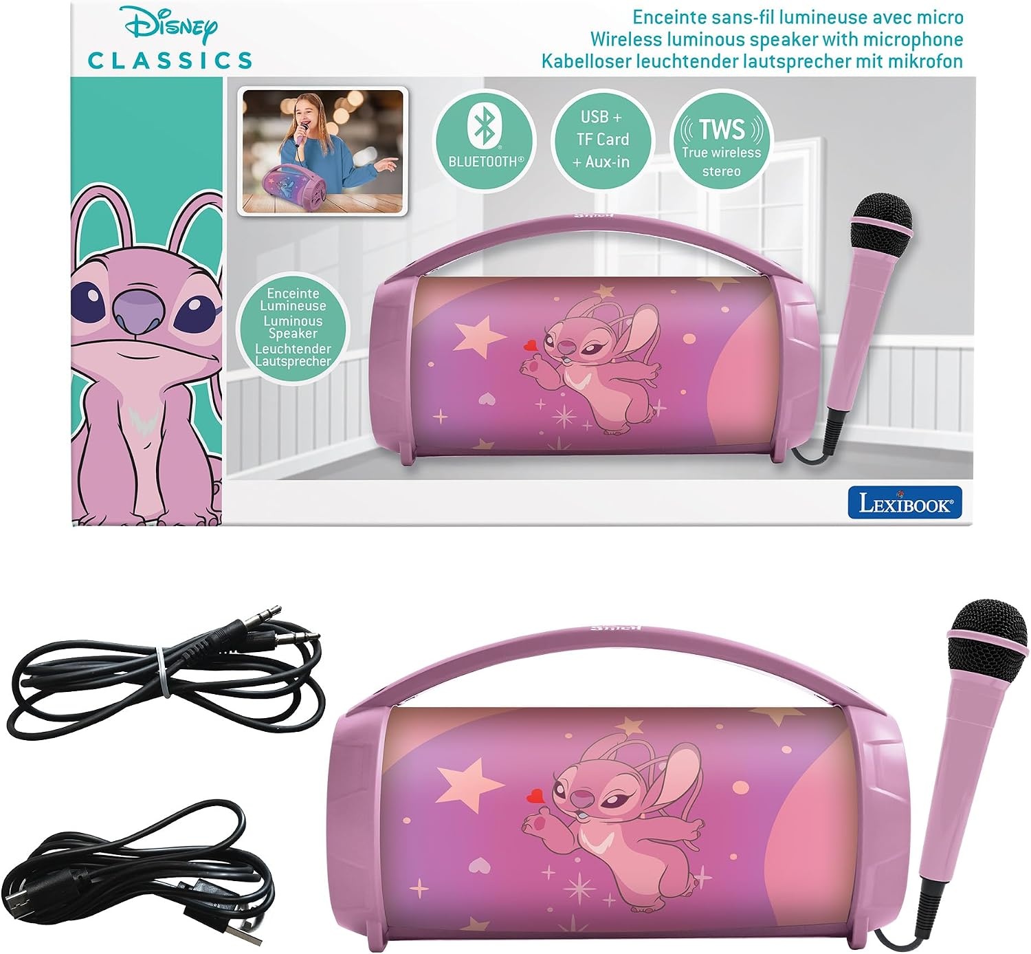 Lexibook Boombox Karaoké Portable Bluetooth avec Micro - Jusqu'à -49%