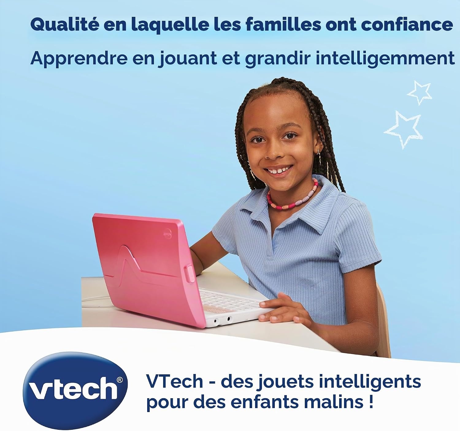 Vtech Ordinateur éducatif enfant rose - Jusqu'à -43% sur le prix d'origine