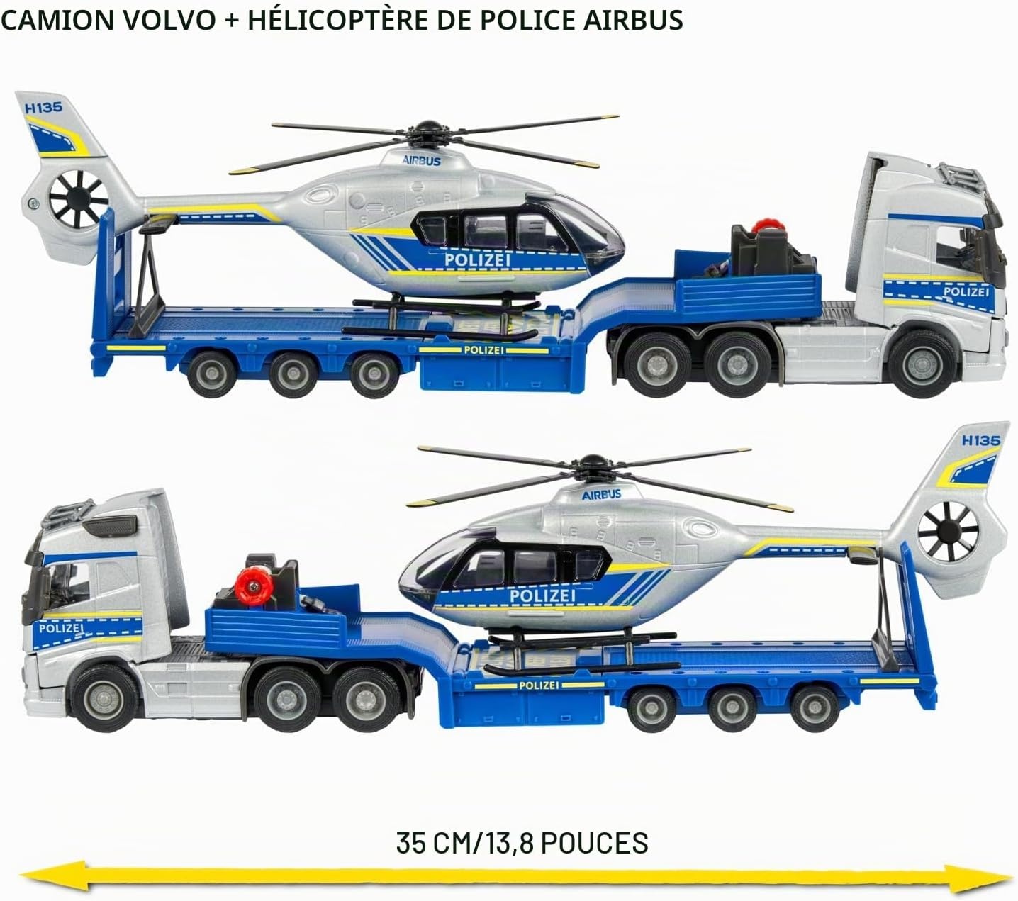 Set Camion Police et Hélicoptère - Jusqu'à 43% de remise