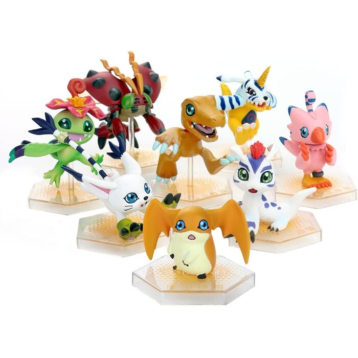 Set de 8 figurines de collection - Digimon - Jusqu'à -43% de remise