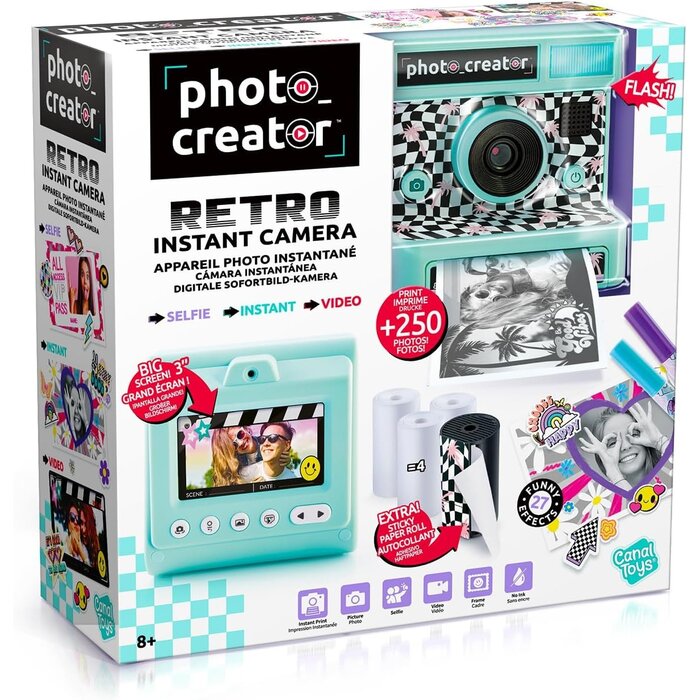 Canal Toys Appareil photo instantané pour débutants - Noir - Jusqu'à -46%
