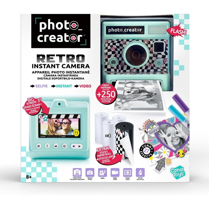 Canal Toys Appareil photo instantané pour débutants - Noir - Jusqu'à -46%
