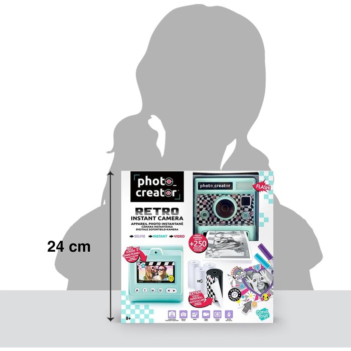 Canal Toys Appareil photo instantané pour débutants - Noir - Jusqu'à -46%