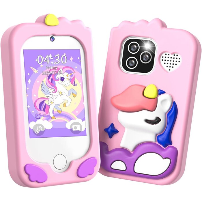 Smartphone pour enfants rose - Éducatif et interactif - Jusqu'à 44% de remise