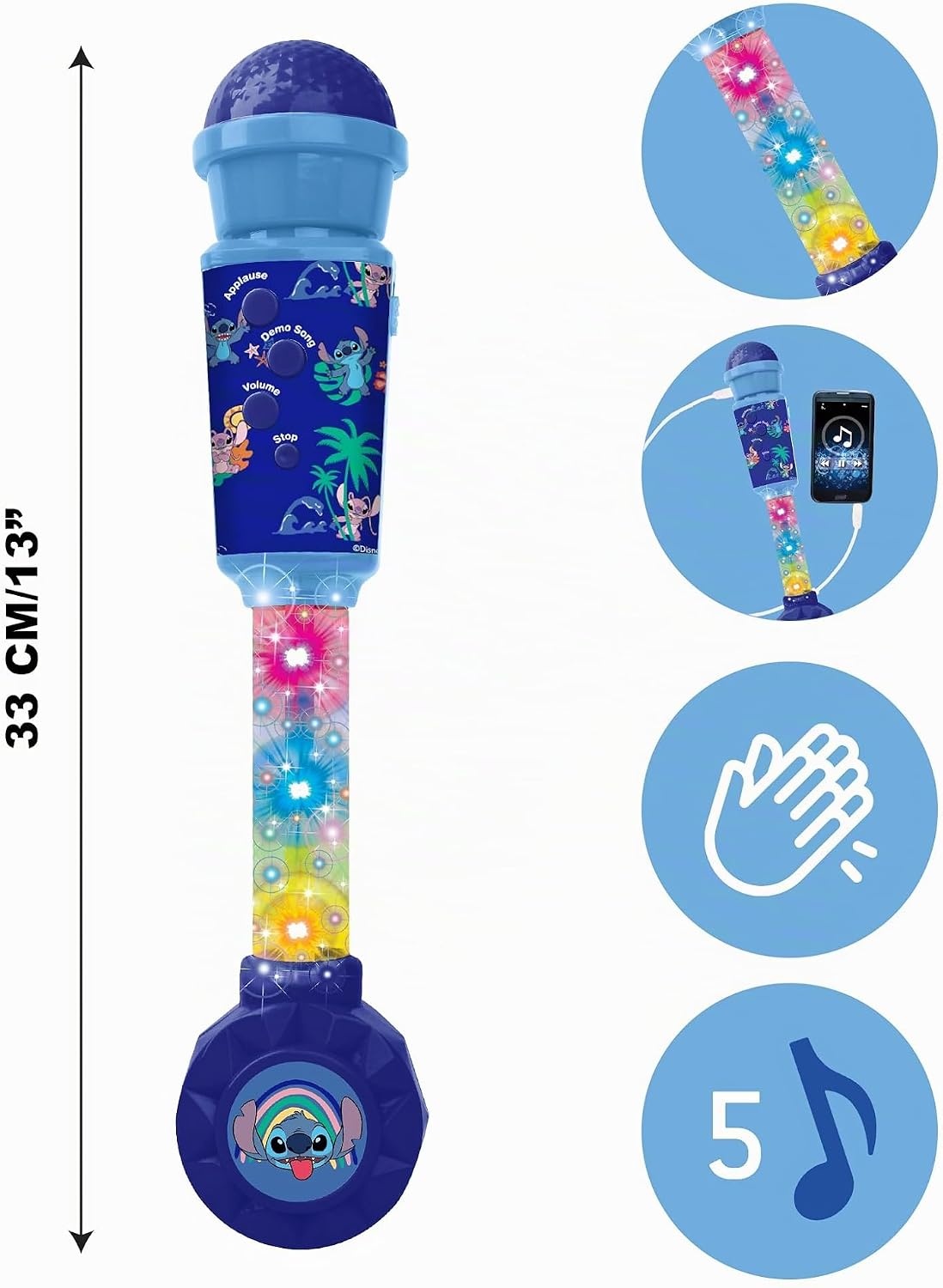 Lexibook Microphone karaoké enfant avec effets lumineux - Jusqu'à -42%